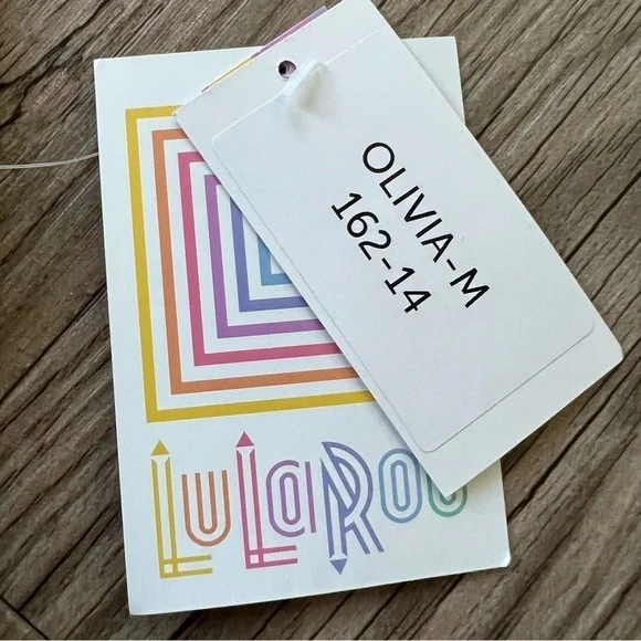 NWT Lularoe Olivia High Low Maxi Skirt Medium - Picture 4 of 4